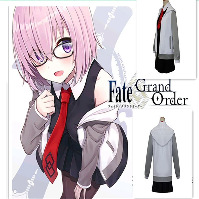 Карнавальный костюм Sakura Saber японский аниме Fate/Grand Order костюмы комиксов Shield Niang Mashu