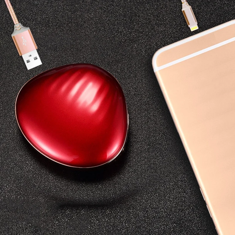 3 в 1 симпатичный корпус USB перезаряжаемая грелка для рук Макияж зеркало и power Bank маленький, ручной, для путешествий удобный длинный срок Карманный ручной войны
