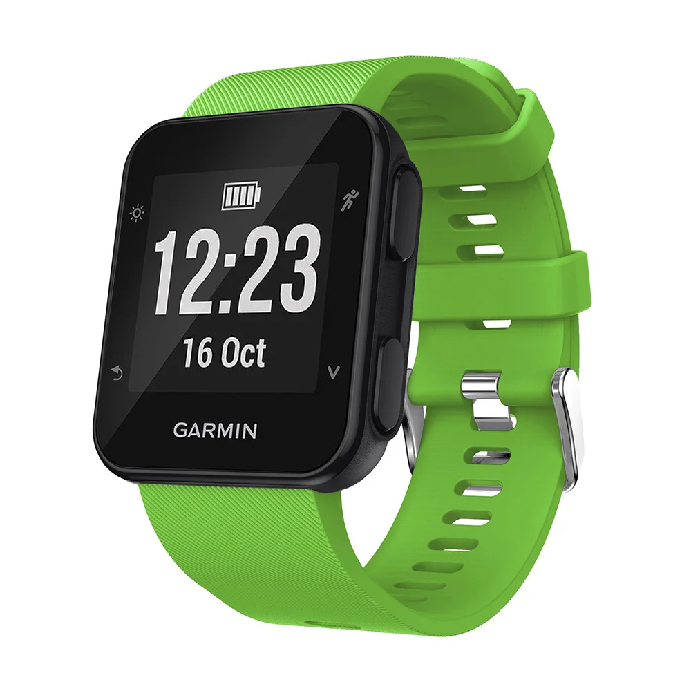 Garmin Forerunner 35 용 실리콘 스트랩 Garmin Forerunner 30/35 용 스마트 시계 밴드 교체 시계 밴드