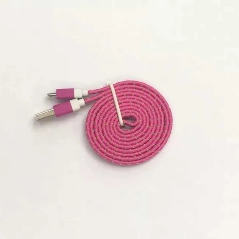 Кабель Micro USB цветной кабель 3 м Синхронизация данных Быстрый зарядный кабель для Android redmi xiaomi samsung huawei LG кабели для мобильных телефонов - Цвет: Rose Red