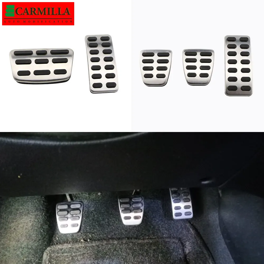 Stainless Steel Car Pedal Cover Pad for Hyundai Accent Solaris I20 2011- Creta Ix25 for Kia K2 Rio Soul MT AT Car Styling