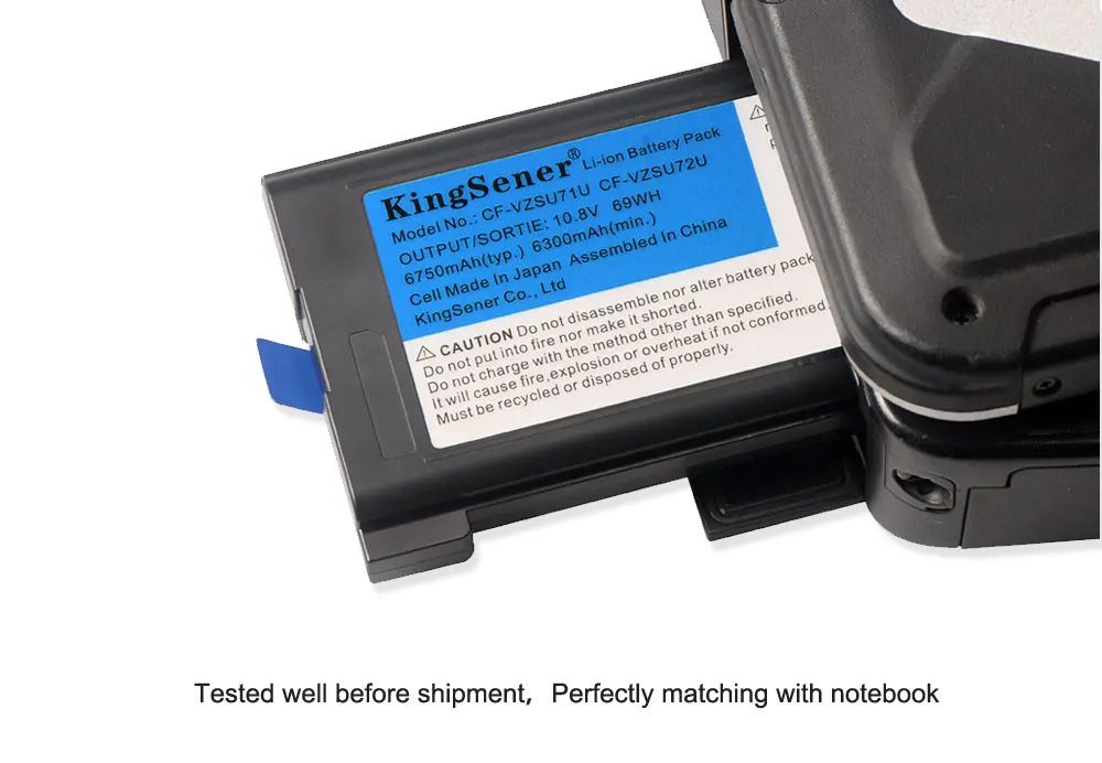 Kingsener-bateria Portátil para Panasonic Toughbook Cf-vzsu72u Cf-vzsu71u Cf30 Cf-31 Cf53 Cf-vzsu46ur Cf-vzsu46u 10.8v 6750mah - Imagem 6