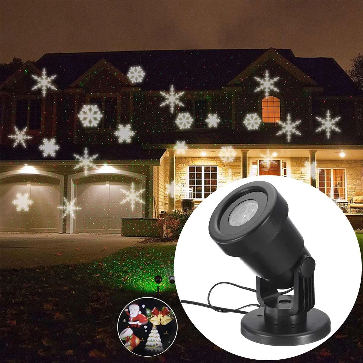 

Outdoor Waterproof LED Stage Light Garden Tree Moving Laser Projector Christmas Party Home Decoration Effect Lamp