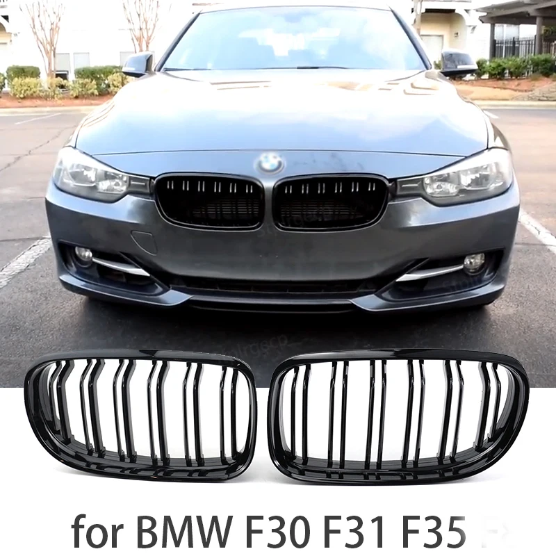 

Решетка радиатора F30, F35, F31, для BMW 3 серии, F30, F31, F35 2011-2019, АБС-пластик, черная глянцевая решетка, автомобильные аксессуары