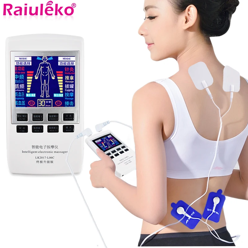 Electric Muscle Stimulator Tens Ems Multifunction Massager Cupping