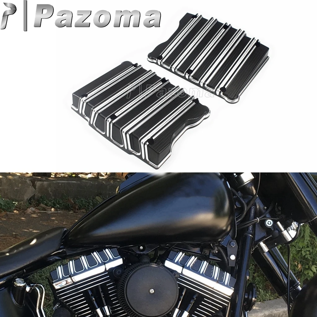 Moto In Alluminio Twin Cam Rocker Top Box Cover Per Harley Touring Road King Dyna Street Bob Glide Fat Bob Softail 1999-2017