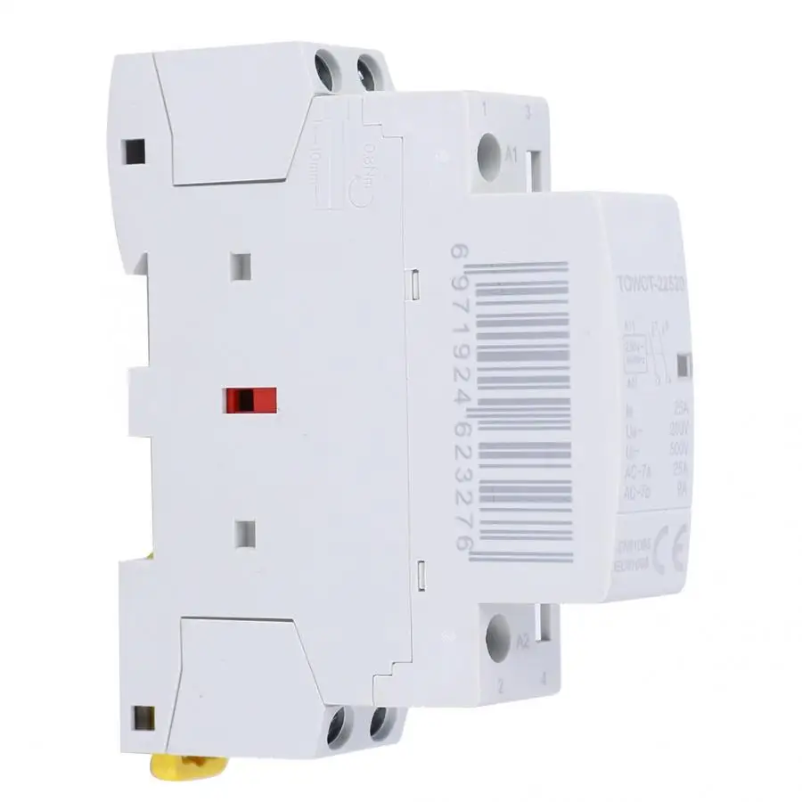 2P 230/240V 25A AC контактор для дома din-рейка 2NO модульный контактор