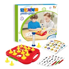 Дети связывают Шахматная игрушка ребенок памяти Обучение соответствующие пара игра взаимодействие родителя и ребенка вечерние GamesToy подарок