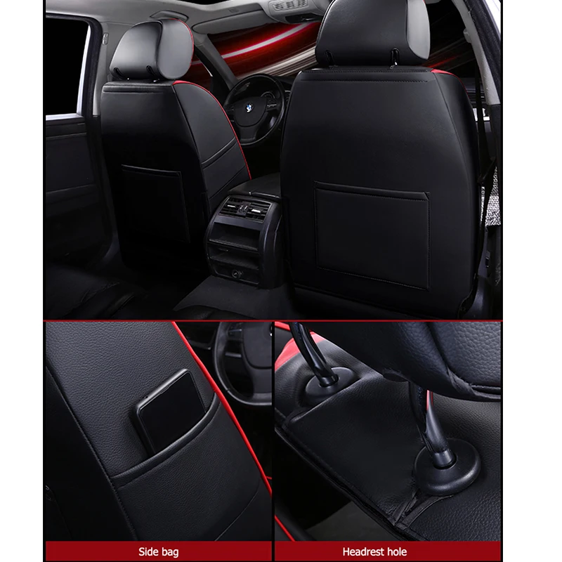 Роскошный кожаный чехол для автомобильного сиденья KIA Sportage Cadenza SHUMA Carens Borrego Opirus