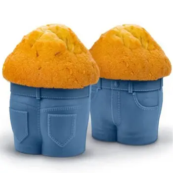 Форма для выпечки креативная кухонная посуда силиконовые джинсы формочки для выпечки мини Mafenmo антипригарный противень