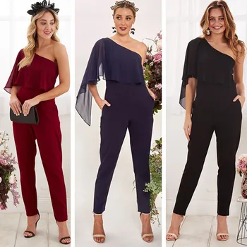 

Hot Sale Explosion 2020 nian Summer Sexy Backless Shoulder Pocket Female Jumpsuits 101140