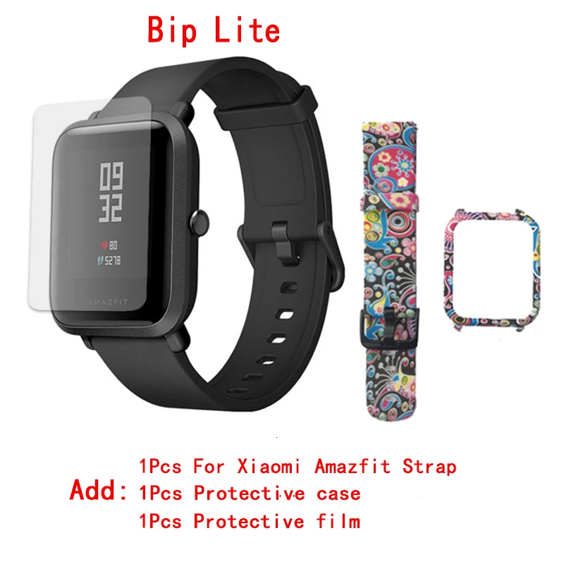 C9 Xiaomi Huami Amazfit Bip Lite спортивные Смарт-часы с Bluetooth gps Спорт Heart Rate Monitor IP68 Водонепроницаемый вызова - Цвет: C9