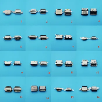 

18Models 36pcs New Data Interface Type C Micro 3.1 Usb USB C 3.1 Mother Female Socket Connector SMT Type Charging Interface Jack
