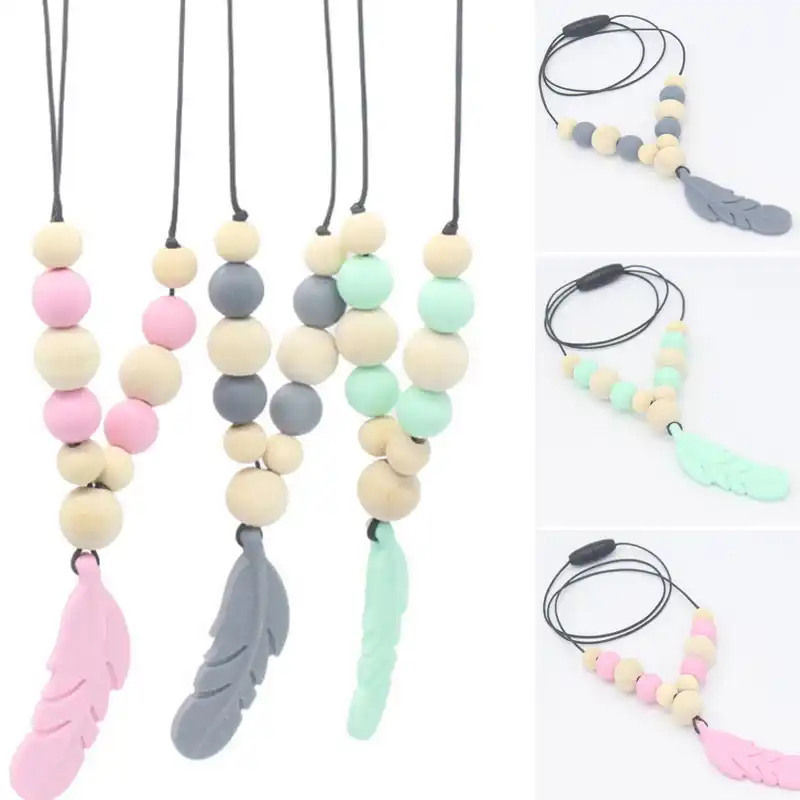 silicone chew necklace