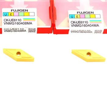

10PCS Carbide insert VNMG160404 MA VNMG160408 UE6110 CNC machine tool 10PCS insert for steel processing lathe cutter blade