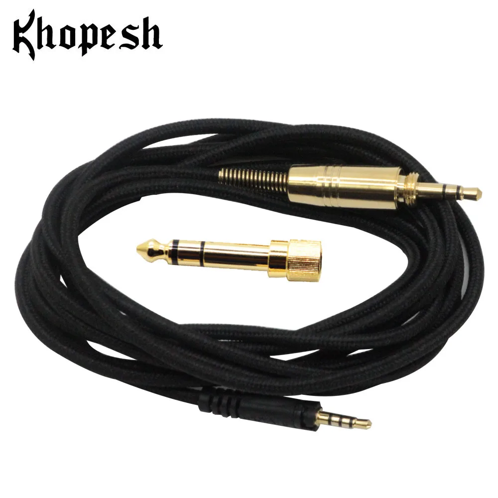 Khopesh 2,5 мм 3,5 мм кабель для Sennheiser HD1 HD 1 на ухо по Bluetooth беспроводной проводной кабель для наушников Замена шнуров для наушников