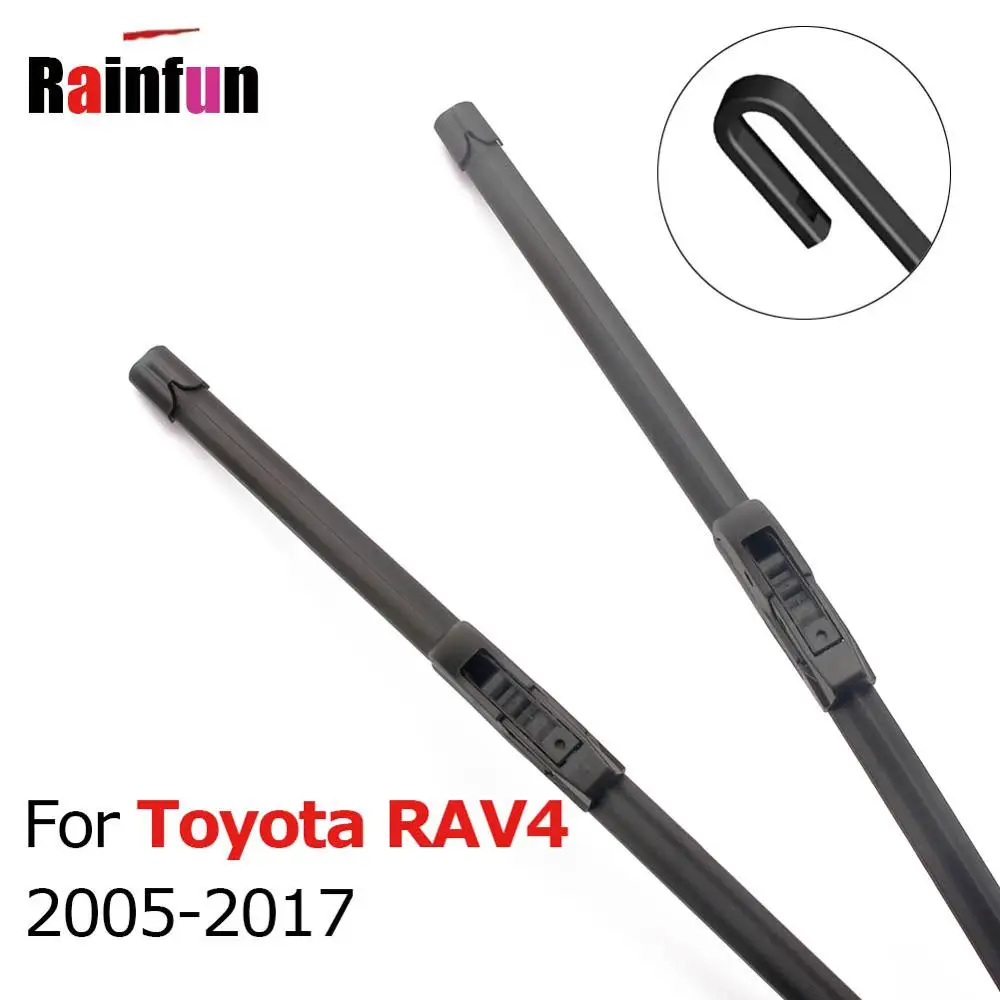 RAINFUN стеклоочистителей для Toyota RAV4 2005 2006 2007 2008 2009 2010 2011 2012 2013 спереди стеклоочистители 2 шт. в комплекте