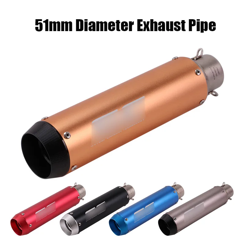 

Motorcycle Universal Muffler Exhaust Pipe Modified Silencer Escape Tube Pipe for Motorbike Street Bike