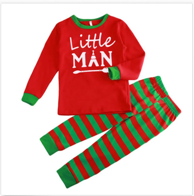 Рождественские одинаковые комплекты для семьи; пижамные комплекты для взрослых; Мужская и женская одежда для сна; комплект из двух предметов; Рождественская футболка; штаны в полоску