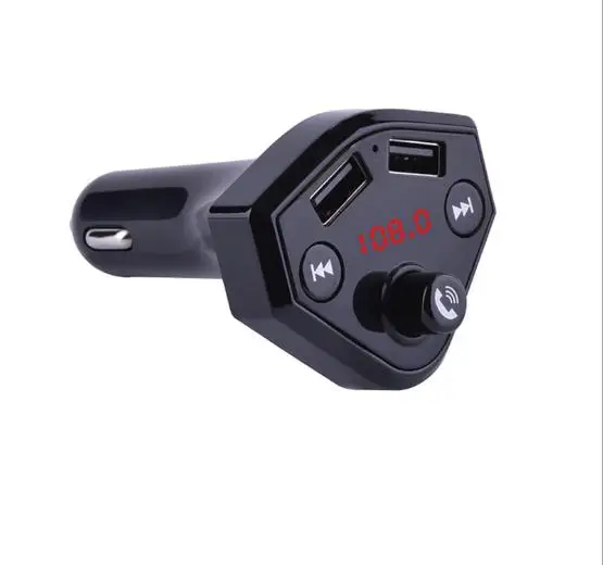 Black CooToo Новое поступление Автомобильный Bluetooth MP3-плеер ABS Автомобильный плеер Поддержка u-диск светодиодный дисплей 4.1A быстрая - Цвет: Black