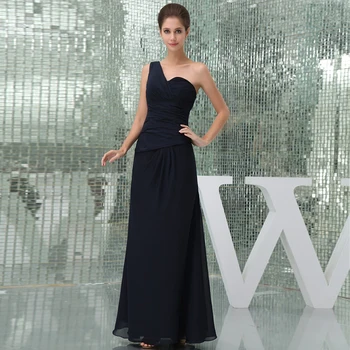 

Ever Pretty Prom Dresses One-Shoulder Sleeveless Empire Floor-Length Elegant Sexy Party Gowns 2020 Vestidos De Fiesta De Noche