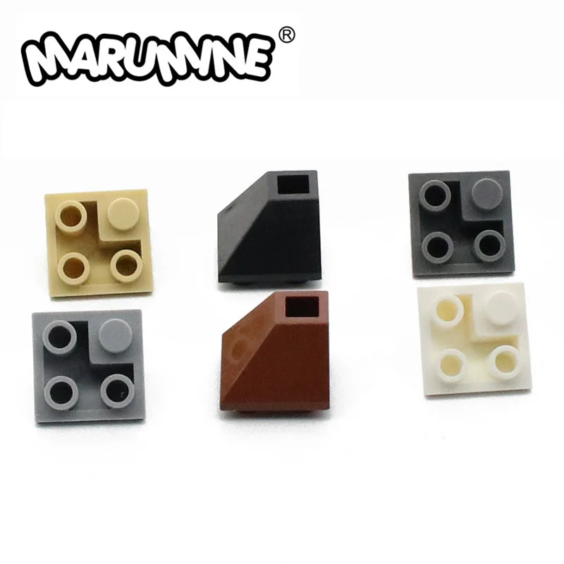 Marumine черепица кукурузы 45 2x2 инвертировать 3676 наклон кирпичики город строительные