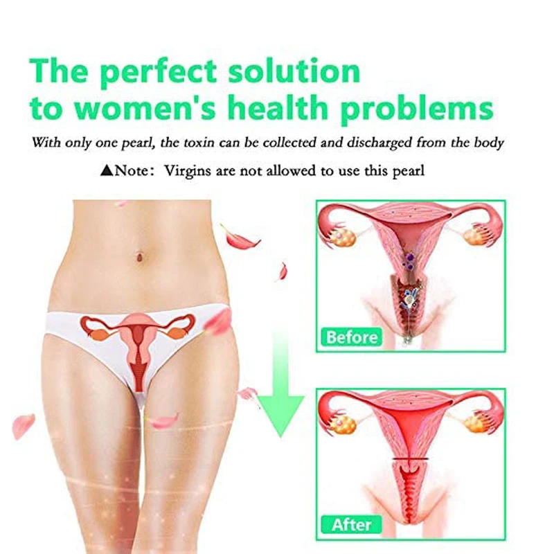 Yoni Products Detox Pearls Cleansing Female Hygiene Chinese Medicines Vagina Care Medical Tampons for Women Gynaecology 10Pcs, vaginal detox tampons
