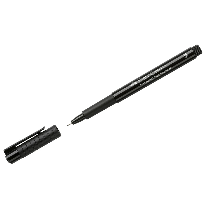Ручка капиллярная faber-castell &quotpitt artist pen fineliner xs&quot черная 0 1мм |