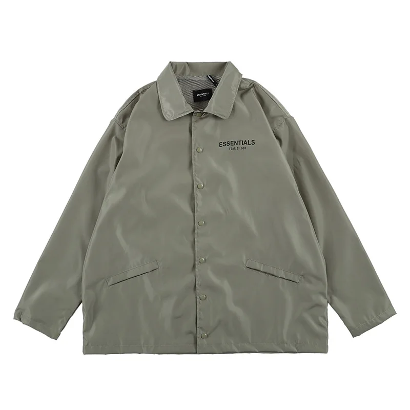 

Nagri Europe And America Popular Brand Autumn And Winter New Style Fog Reflective Nylon Men's Instructor Jacket Windproof Rainco