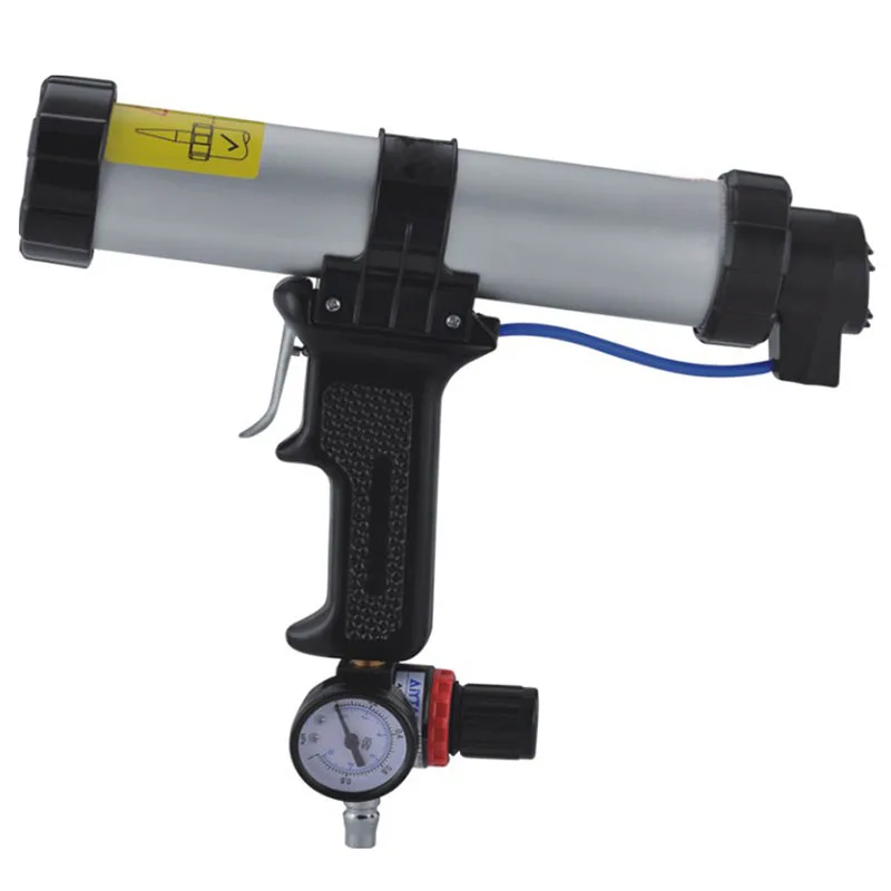 

New Arrival 310ML Cartridge Type Pneumatic Glue Gun 21.5-22.5CM 6 Bar Working Pressure Glass Glue Gun Caulking Gun+Control Valve