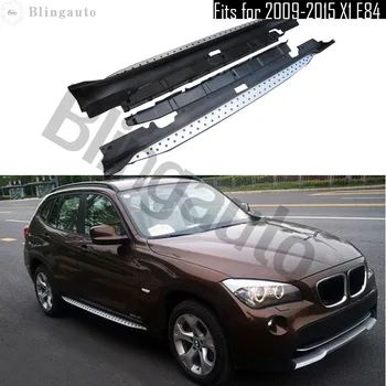 شراءيناسب B. MW X1 E84 2009-2015 2 قطعة اليسار اليمين الألومنيوم تشغيل مجلس الجانب خطوة Nerf بار دواسة سيارة حماية الدرج