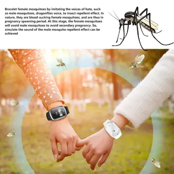 

M2 Children mosquito repellent bracelet Anti mosquito killer USB pest insect reader Bracelet ultrasonic mosquito bracelet