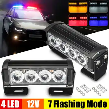

2pcs 12V Car LED Strobe Warning Light Flashing Emergency Light Signal Day Running Lamp Auto Car Truck SUV
