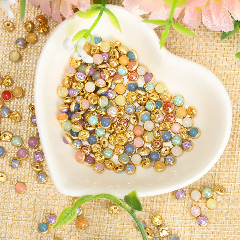 20/40pcs Mini Doll Buttons for DIY Decor