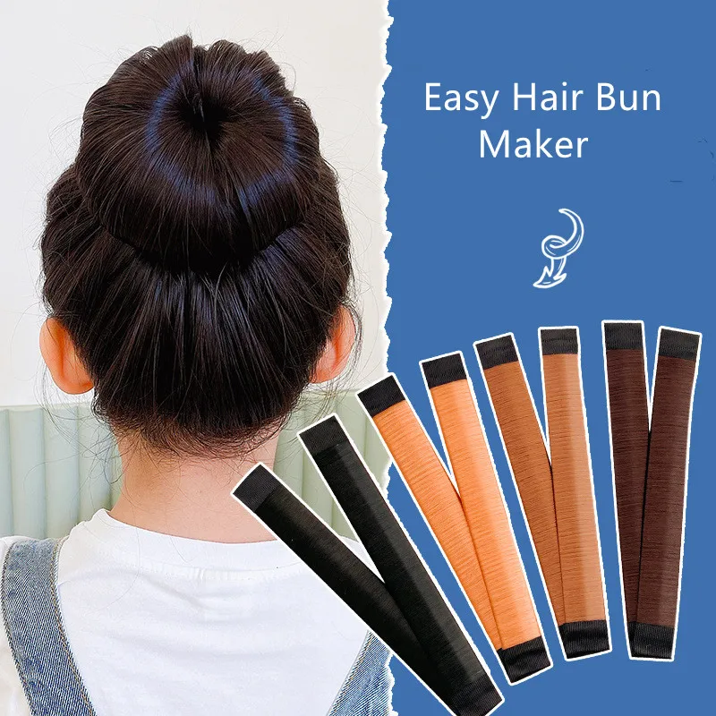 NewGirlsFrenchDiyMagicBunMakerBraidHairToolsStyling