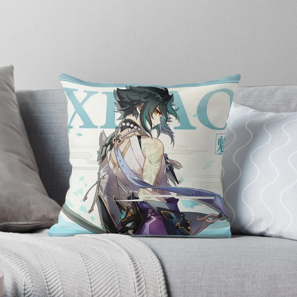 

Genshin Impact - Xiao Birthday Official Artwork Throw Pillow Pillowcase Cushion Cover Home Sofa Pillow Cover Cushion Cover