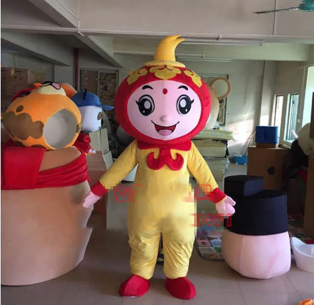 

Girl Mascot Costume Suit Cosplay Party Game Fancy Dress Outfits Advertising Promotion Carnival Halloween Xmas Easter Adults Size