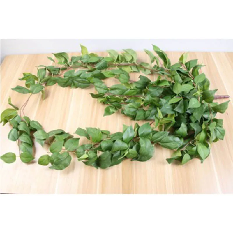 Green3 Искусственное растение, имитация плюща, Свадебная сцена, украшение для дома, подвесное растение, подвесная корзина плюща - Цвет: Green3