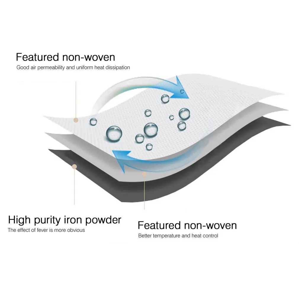 

Comfortable Winter Keep Warm Body Warmer Sticker Safe Long Lasting Unisex Body Heat Patch Keep Body Warm Paste Pads