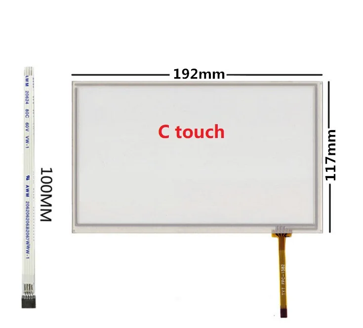  Latumab 8 inch LCD Screen AT080TN64 DVD Navigation Tablet PC MID CAR GPS LCD Display Screen Panel +