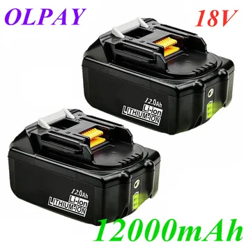 

Original For Makita 18V 12000mAh 12.0Ah Rechargeable Power Tools Battery with LED Li-ion Replacement BL1860B BL1860 BL1850