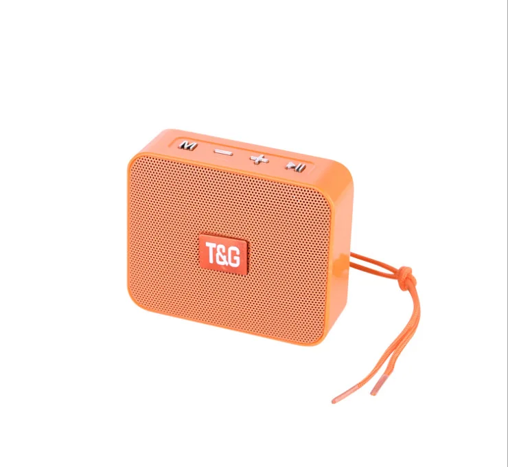 TG166 Беспроводная Bluetooth колонка, Портативная колонка с fm-радио, мини-Колонка Bluetooth 4,2, напольная колонка, Soundbox с микрофоном - Цвет: Orange