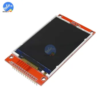 

2.8" LCD Display Module 240x320 SPI Serial Port TFT Micro SD Card ILI9341 5V/3.3V With PCB Adapter For 5110 LCD Screen