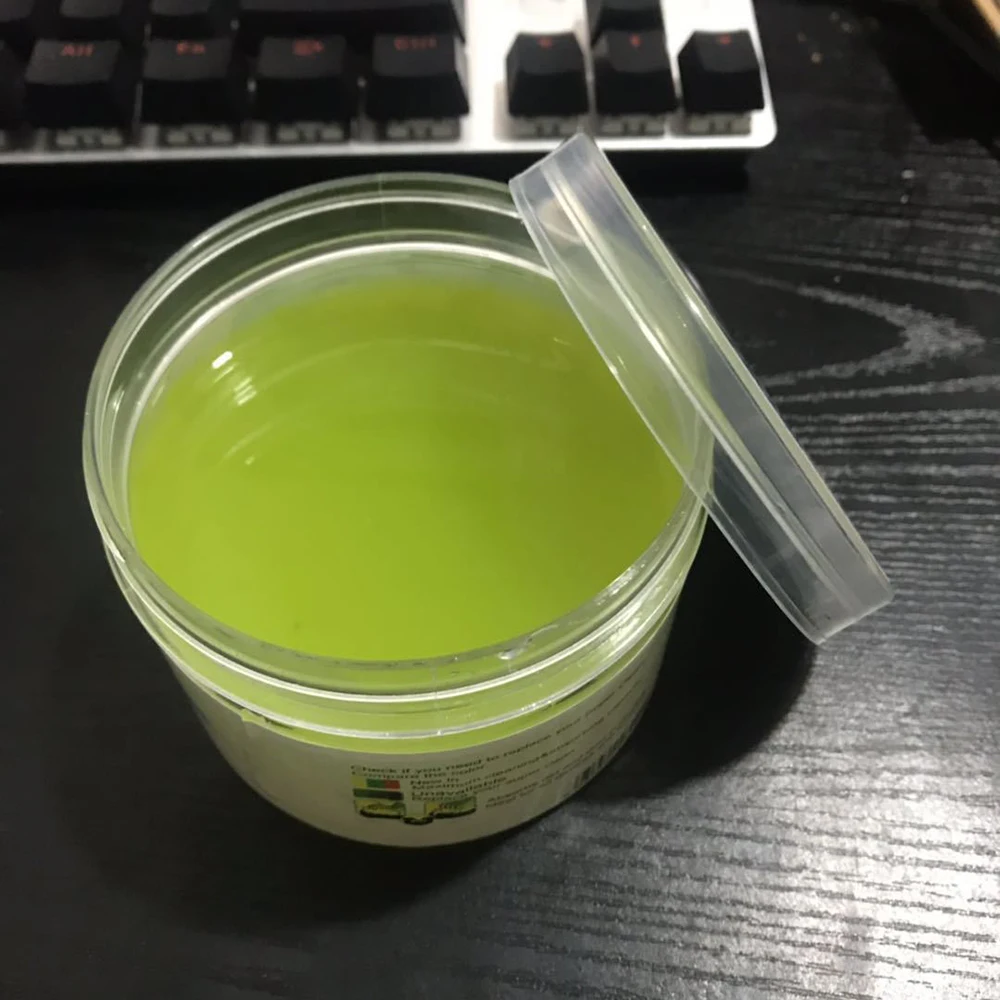 Кристальная версия, чистый мягкий пластик, для чистки салона автомобиля, грязь, компьютерная клавиатура, чистящий гель, волшебный клей для очистки пыли