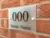 Customize MODERN DOOR NUMBER / ADDRESS PLAQUE GLASS ACRYLIC OUTDOOR HOUSE SIGN 7