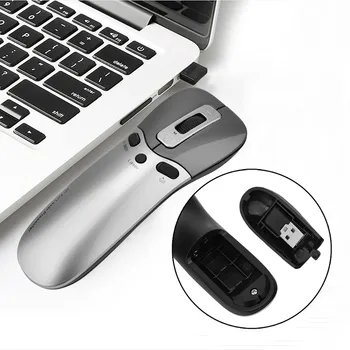 

Multifunctional Mini 2.4Ghz USB Wireless Air Mouse 8 Key Ergonomic Design Mice For PPT Page Turn Gyroscope Location With Mouse