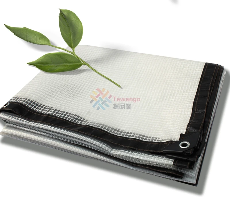 Green Plants and Flowers Shelter Balcony Waterproof Rain Tarp Durable Shade Sail Greenhouse Keep Warm Film