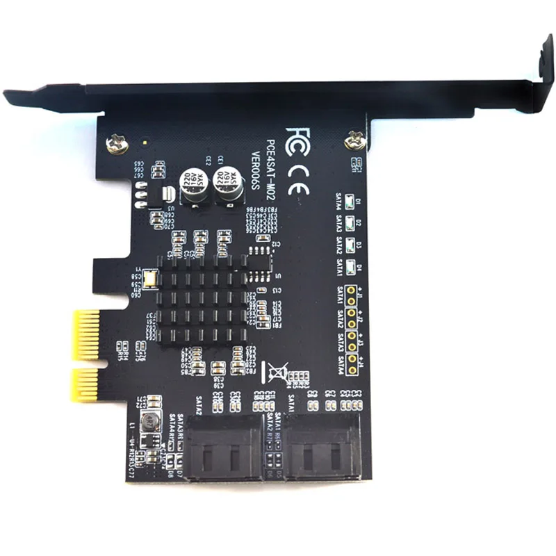 Адаптер карты Pci-E4 Msata Ssd и Sata3.0 Combo Pci Express 6 Гбит/с Asm1061 Sl@ 88
