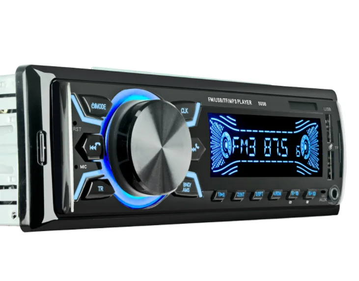 DHL или FedEx 10 шт. Автомобильный MP3-плеер двойной USB Bluetooth Автомобильный мобильный телефон MP3 плеер радио 5008