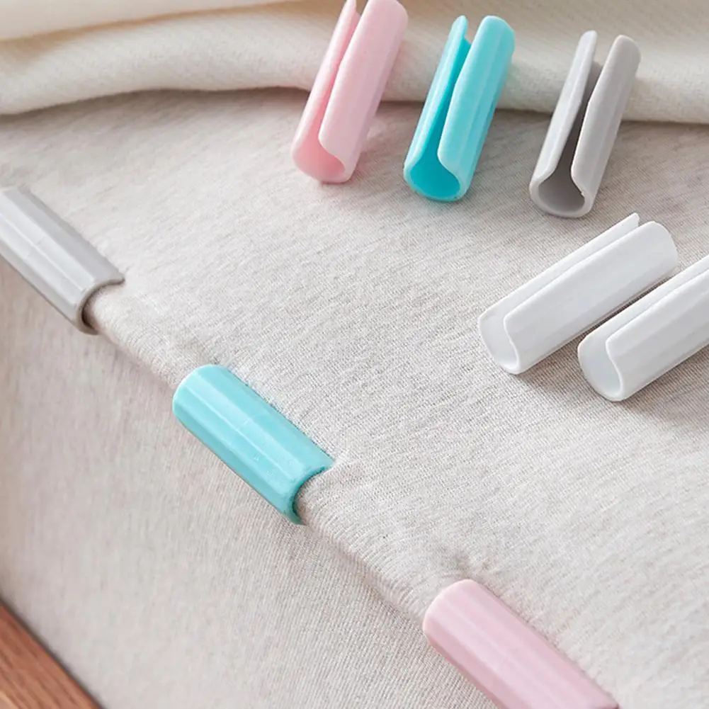 

GloryStar 12Pcs/Pack Bed Sheet Clip Mattress Fasteners Set Fixing Slip-Resistant Traceless Clamp Quilt Bed Cover Grippers Holder